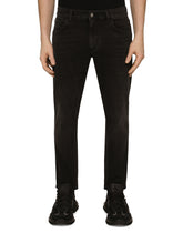 STRETCH DENIM REGULAR JEANS -  | Dolce & Gabbana