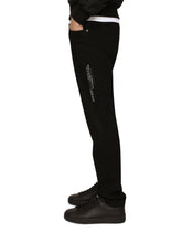 Regular-fit stretch jeans with print and DGVIB3 patch -  | Dolce & Gabbana