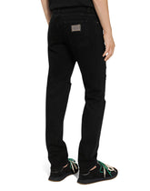 Regular-fit denim jeans with rips -  | Dolce &amp; Gabbana