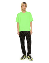 Loose stretch jeans with flocked DG print -  | Dolce & Gabbana