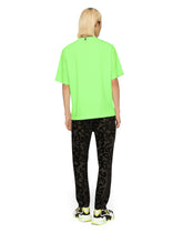 Loose stretch jeans with flocked DG print -  | Dolce & Gabbana