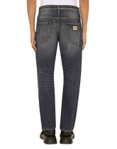 WASHED STRETCH DENIM LOOSE JEANS -  | Dolce & Gabbana