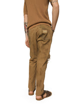 Overdyed loose fit stretch jeans with rips -  | Dolce & Gabbana