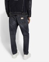 Loose blue denim jeans -  | Dolce &amp; Gabbana