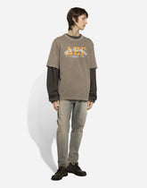 Loose denim jeans with abrasions -  | Dolce &amp; Gabbana