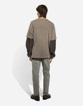 Loose denim jeans with abrasions -  | Dolce &amp; Gabbana