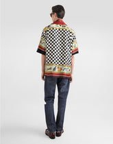 Cotton loose-fit jeans with tag -  | Dolce &amp; Gabbana