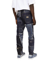 Loose stretch patchwork denim jeans -  | Dolce &amp; Gabbana