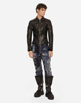 Loose patchwork denim jeans with rips -  | Dolce &amp; Gabbana