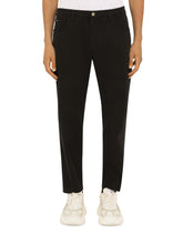 LOOSE STRETCH COTTON DRILL PANTS -  | Dolce & Gabbana