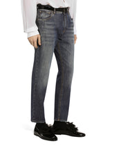 Loose jeans in stretch denim -  | Dolce &amp; Gabbana