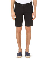 Stretch cotton shorts with DG patch -  | Dolce & Gabbana