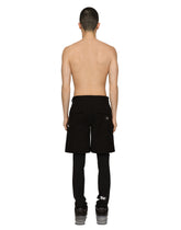 Cotton faille cargo shorts with DGVIB3 patch -  | Dolce & Gabbana