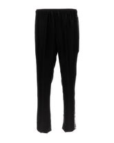 Silk habotai pants with printed side bands -  | Dolce &amp; Gabbana