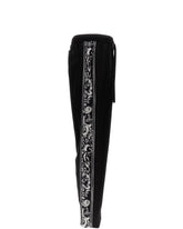 Silk habotai pants with printed side bands -  | Dolce &amp; Gabbana