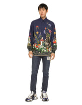 Rabbit-print cotton Hawaiian shirt -  | Dolce & Gabbana
