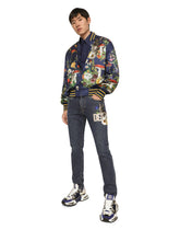 Rabbit-print nylon jacket -  | Dolce & Gabbana