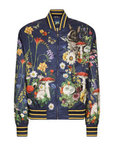 Rabbit-print nylon jacket -  | Dolce & Gabbana