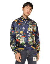 Rabbit-print nylon jacket -  | Dolce & Gabbana