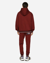 Jersey hoodie with patch -  | Dolce & Gabbana