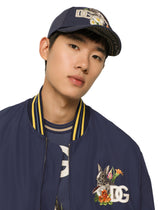 Cotton baseball cap with DG patch -  | Dolce & Gabbana
