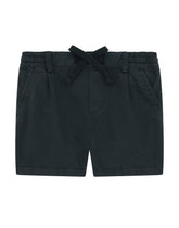 Garment-dyed canvas shorts with drawstring -  | Dolce &amp; Gabbana