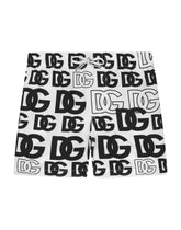 Nylon swim trunks with DG logo print -  | Dolce &amp; Gabbana