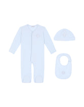 3-piece jersey gift set with DG laurel patch -  | Dolce & Gabbana