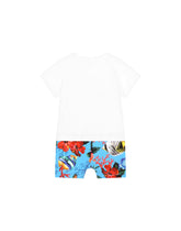 Jersey onesie with Hawaiian print -  | Dolce & Gabbana