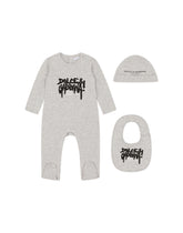 3-piece jersey gift set with spray-paint DG logo print -  | Dolce &amp; Gabbana