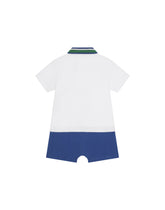 Cotton pique onesie with DG sport patch -  | Dolce & Gabbana