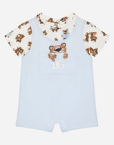 Baby leopard-print jersey onesie -  | Dolce & Gabbana
