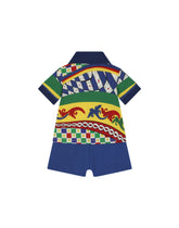 Piqué onesie with Carretto print -  | Dolce & Gabbana