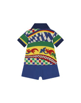 Piqué onesie with Carretto print -  | Dolce & Gabbana
