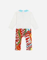 3-piece gift set in Carretto-print jersey -  | Dolce & Gabbana