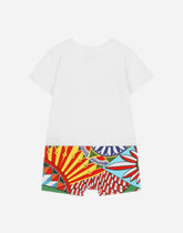 Carretto-print jersey onesie -  | Dolce & Gabbana