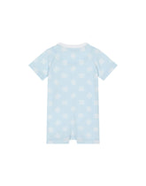Jersey romper suit with DG logo print -  | Dolce &amp; Gabbana