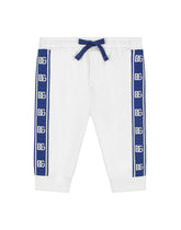 Jersey jogging pants with DG logo band -  | Dolce & Gabbana