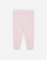 Jersey pants with jacquard DG logo -  | Dolce &amp; Gabbana
