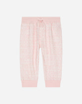 Jersey jogging pants with Logomania print -  | Dolce &amp; Gabbana