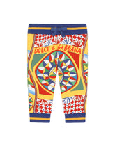 Carretto-print jersey jogging pants -  | Dolce & Gabbana