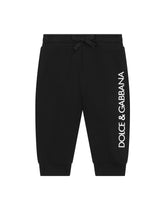 Jersey jogging pants with logo print -  | Dolce &amp; Gabbana