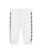 Jersey jogging pants with logo side band -  | Dolce & Gabbana