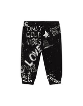 Jersey jogging pants with graffiti print -  | Dolce & Gabbana