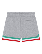 Jersey jogging shorts with DG logo print -  | Dolce & Gabbana