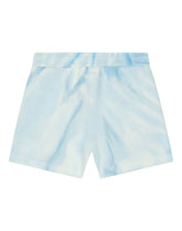 Tie-dye jersey jogging shorts with DG logo -  | Dolce & Gabbana