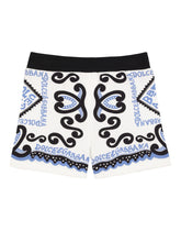 Jersey shorts with Marina print -  | Dolce & Gabbana