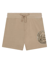 Jersey jogging shorts with coin print -  | Dolce &amp; Gabbana