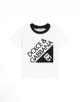 Jersey T-shirt with Dolce&amp;Gabbana logo -  | Dolce &amp; Gabbana