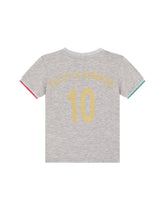 Jersey T-shirt with Italy DG logo patch -  | Dolce & Gabbana